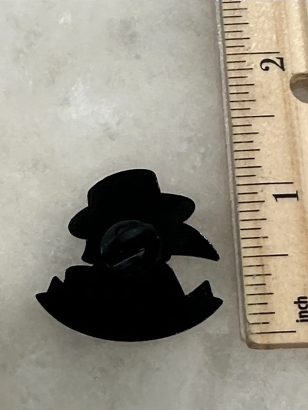 “Trust Me I’m A Doctor” Plague Doctor Enamel Pin - Black, White, Brown